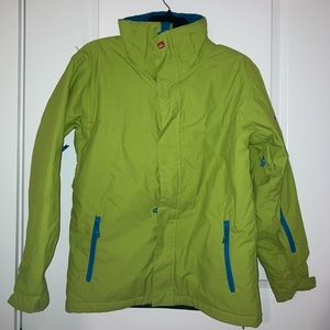 Quicksilver Lime Green Snowboard Jacket